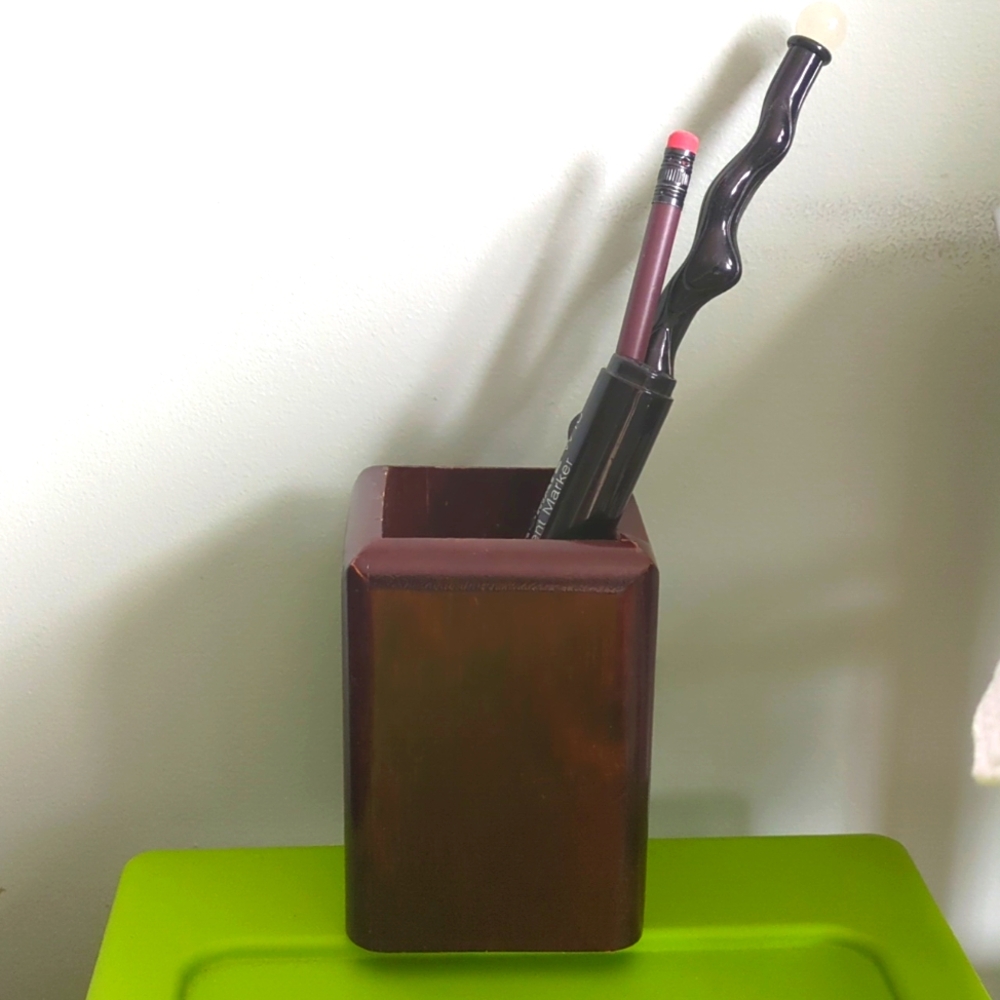 Mix&Match 3/$25 - Wood Pencil Holder